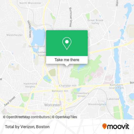 Mapa de Total by Verizon