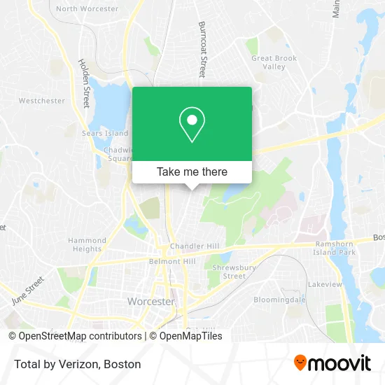 Total by Verizon map