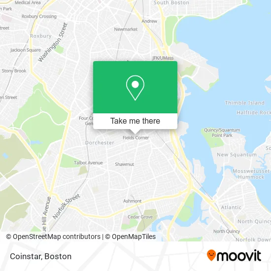 Coinstar map