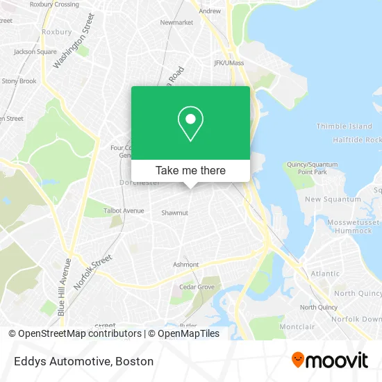 Eddys Automotive map