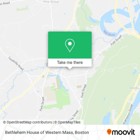 Bethlehem House of Western Mass map