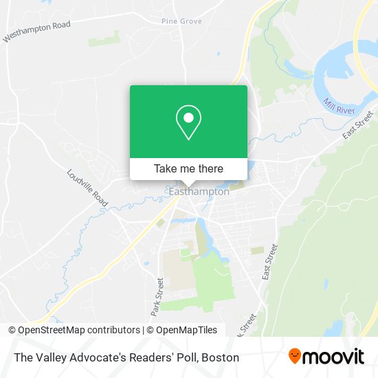 The Valley Advocate's Readers' Poll map