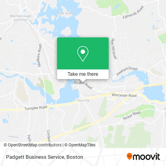 Padgett Business Service map