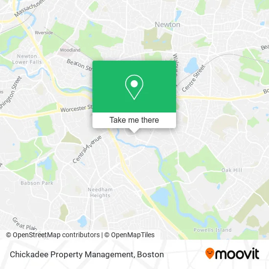 Chickadee Property Management map