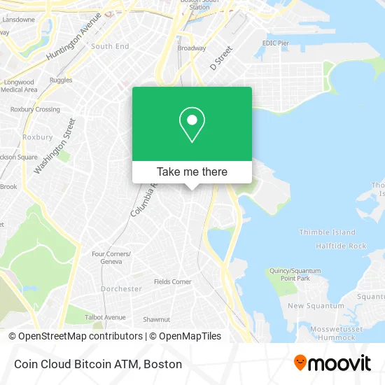 Coin Cloud Bitcoin ATM map