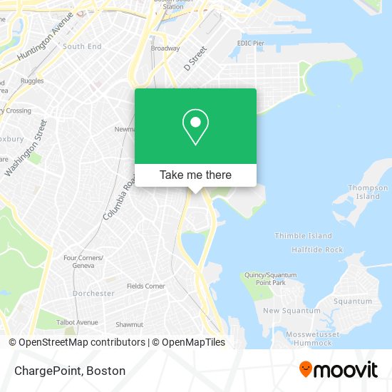 Mapa de ChargePoint