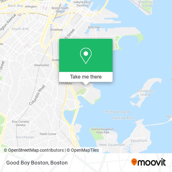 Mapa de Good Boy Boston