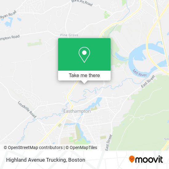 Highland Avenue Trucking map