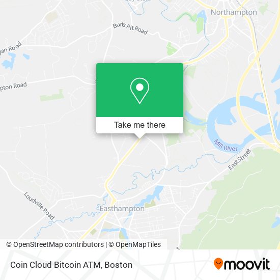 Mapa de Coin Cloud Bitcoin ATM