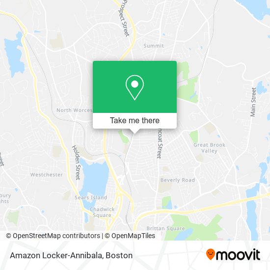 Mapa de Amazon Locker-Annibala