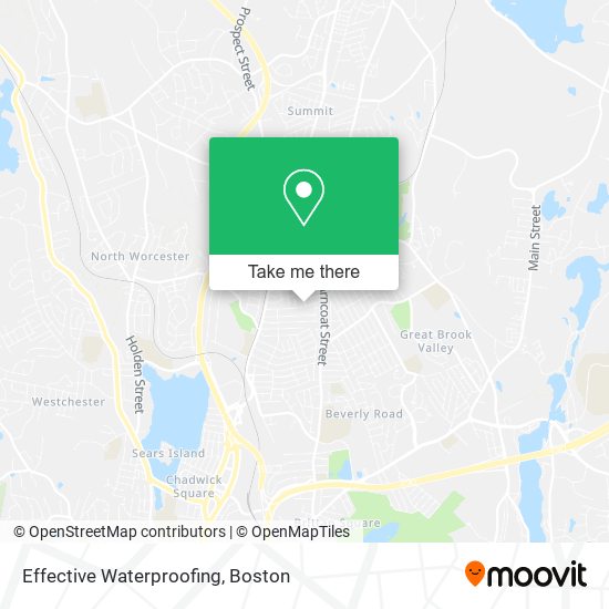 Effective Waterproofing map