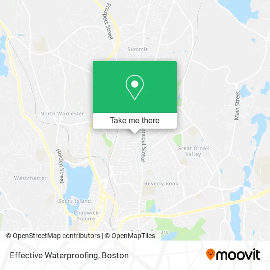 Effective Waterproofing map