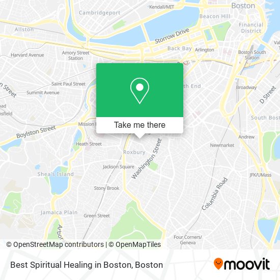 Best Spiritual Healing in Boston map