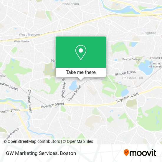 GW Marketing Services map