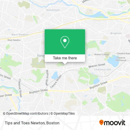 Mapa de Tips and Toes Newton