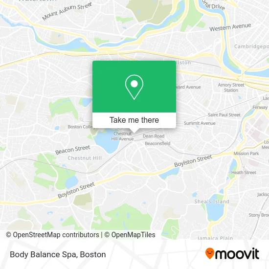 Body Balance Spa map