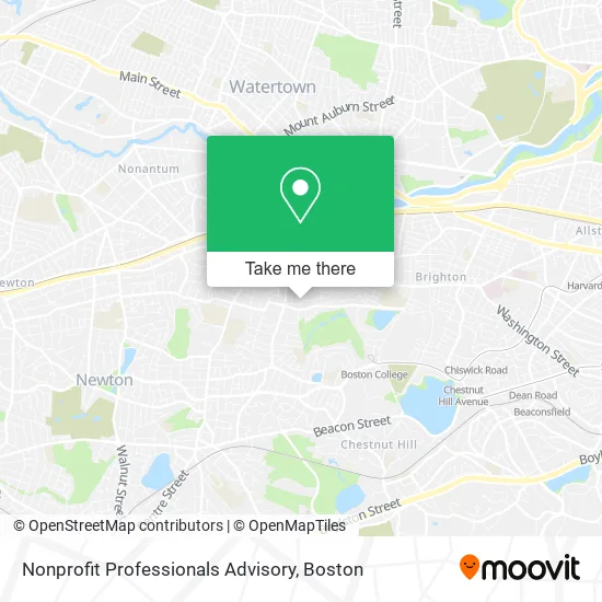 Nonprofit Professionals Advisory map