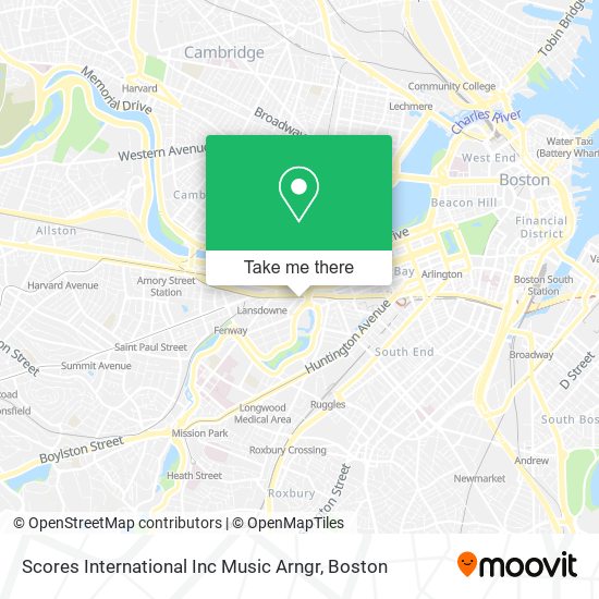Scores International Inc Music Arngr map