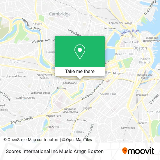 Scores International Inc Music Arngr map
