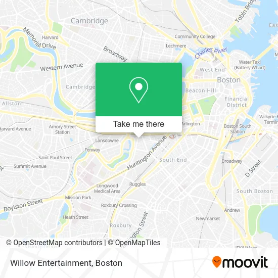 Willow Entertainment map