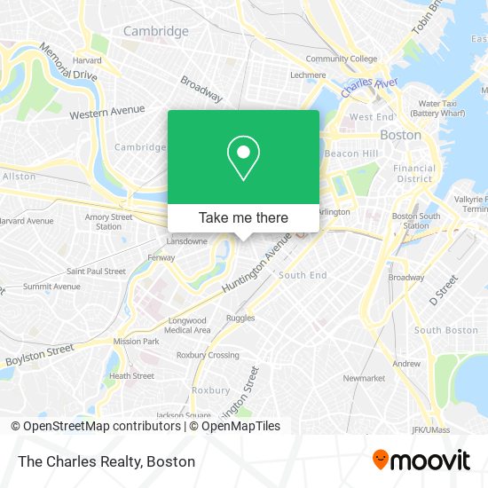 The Charles Realty map