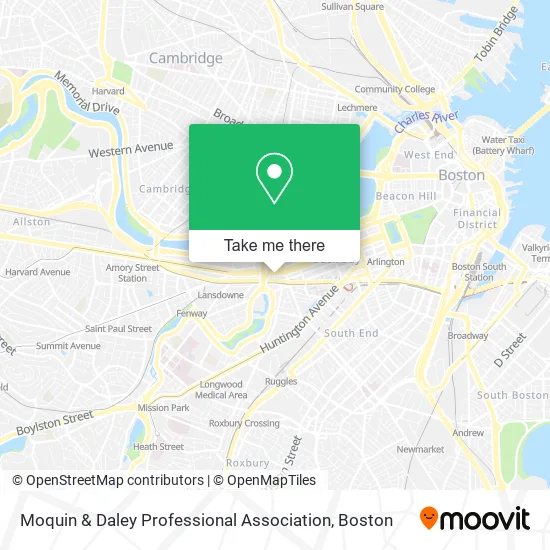 Moquin & Daley Professional Association map