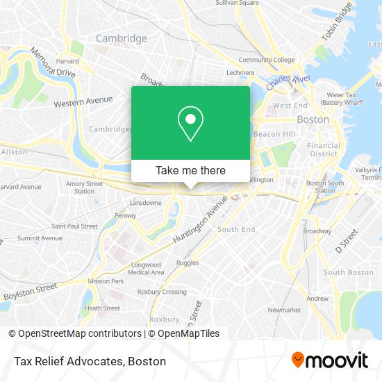 Tax Relief Advocates map