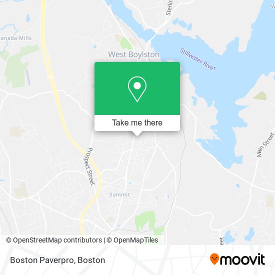 Mapa de Boston Paverpro