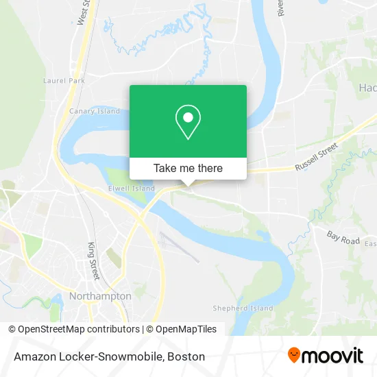 Mapa de Amazon Locker-Snowmobile