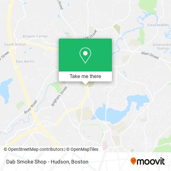 Dab Smoke Shop - Hudson map