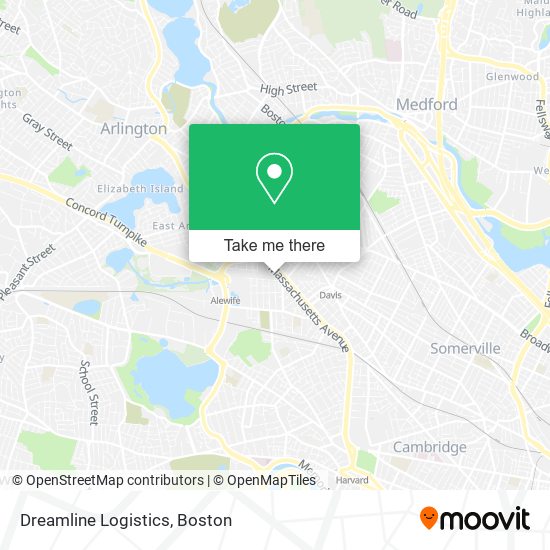 Dreamline Logistics map