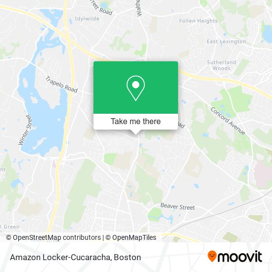 Amazon Locker-Cucaracha map