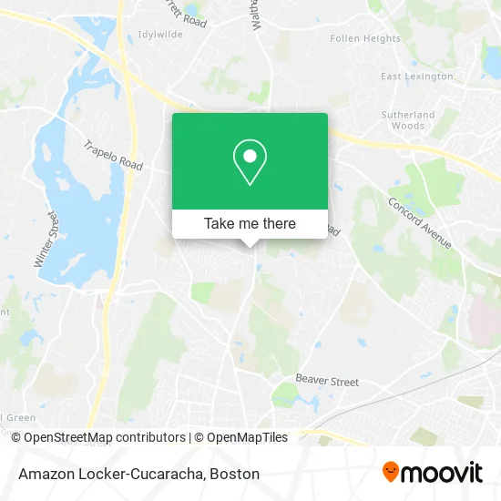Mapa de Amazon Locker-Cucaracha