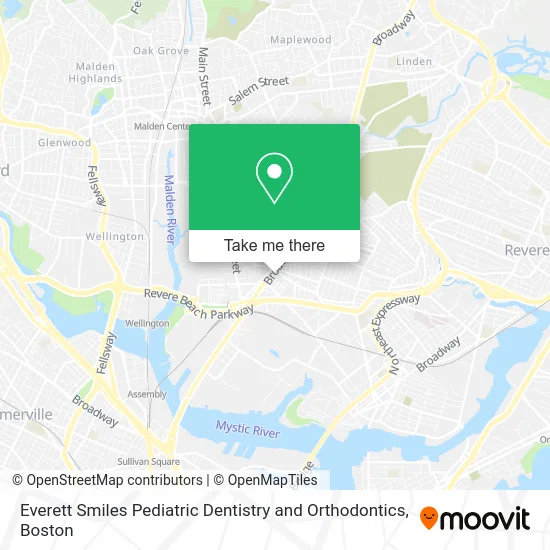 Everett Smiles Pediatric Dentistry and Orthodontics map