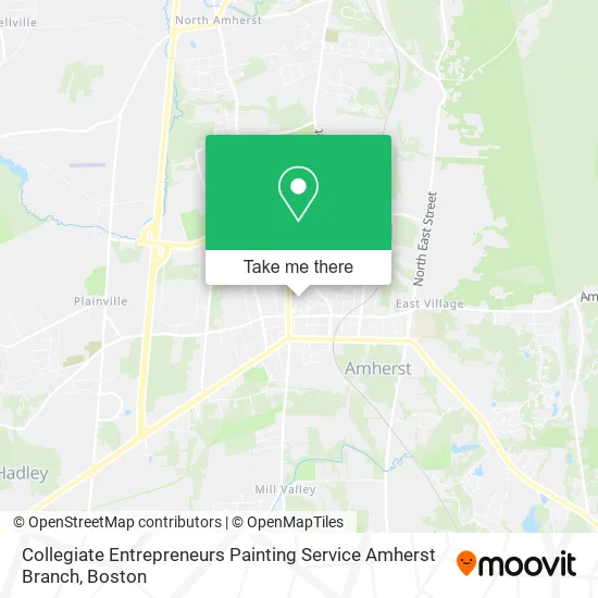 Collegiate Entrepreneurs Painting Service Amherst Branch map