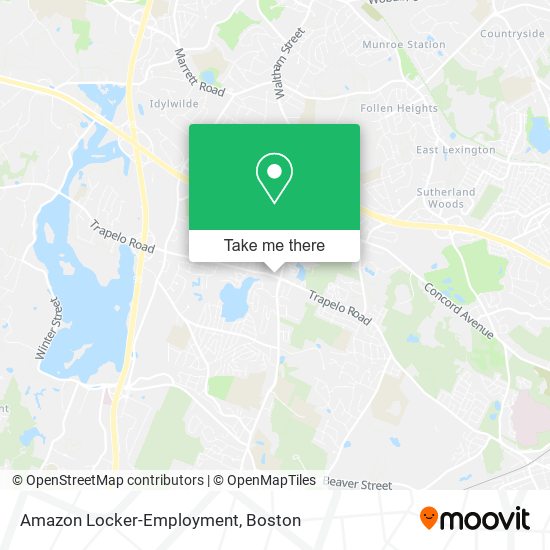 Amazon Locker-Employment map
