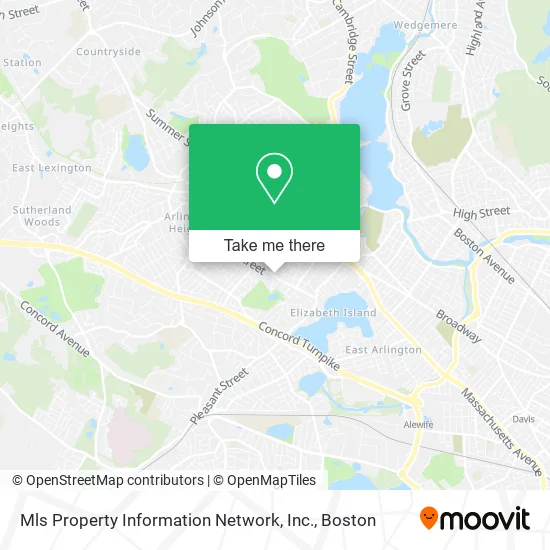 Mls Property Information Network, Inc. map