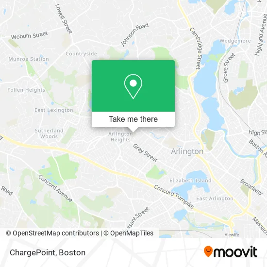 ChargePoint map
