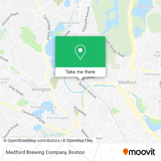 Medford Brewing Company map