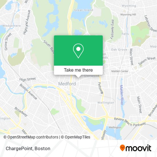 ChargePoint map