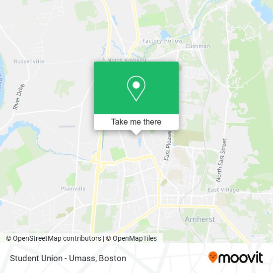 Student Union - Umass map