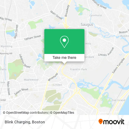 Blink Charging map