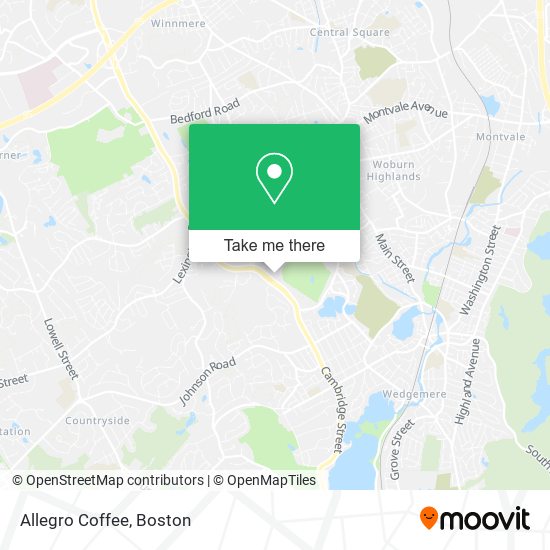 Allegro Coffee map