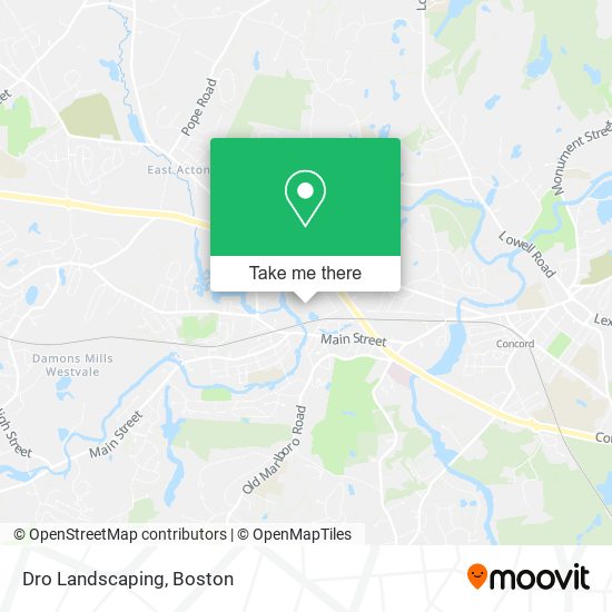 Dro Landscaping map