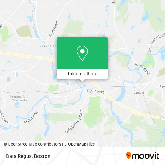Mapa de Data Regus