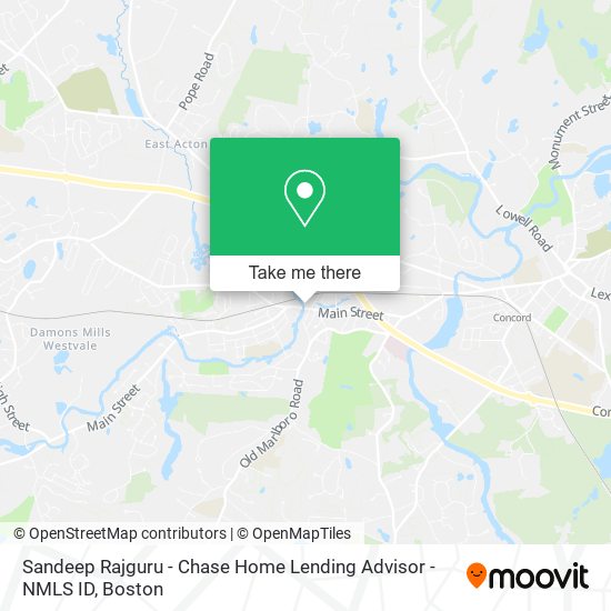 Sandeep Rajguru - Chase Home Lending Advisor - NMLS ID map