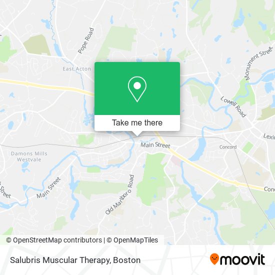 Salubris Muscular Therapy map
