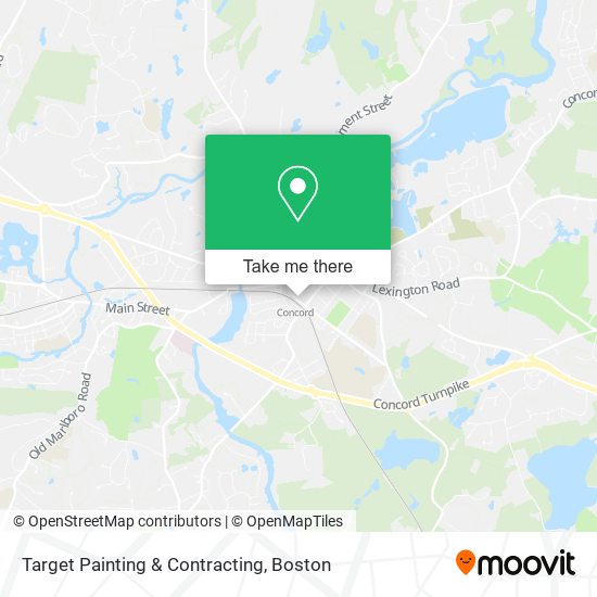 Mapa de Target Painting & Contracting