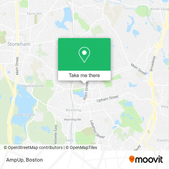 AmpUp map
