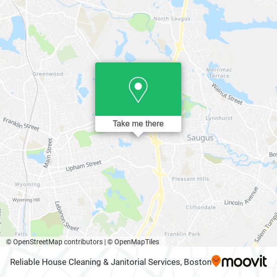 Reliable House Cleaning & Janitorial Services map